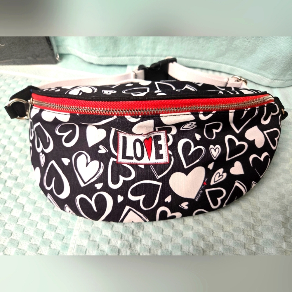 Brighton Love Heart Pattern Fanny Pack NWOT